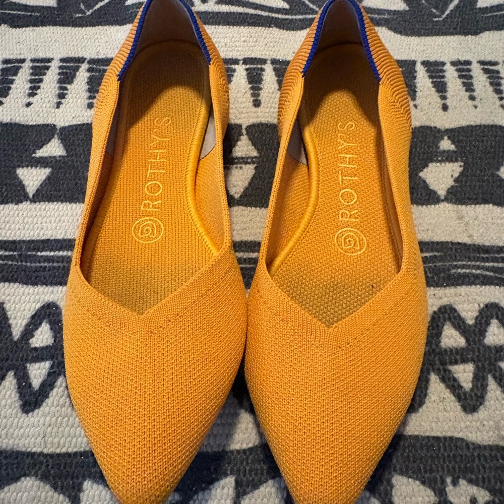 Rothy's Women's Bright Yellow Flats